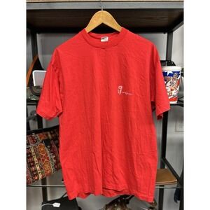 Vintage 80s The San Francisco Man Red Promo T Shirt Size XL